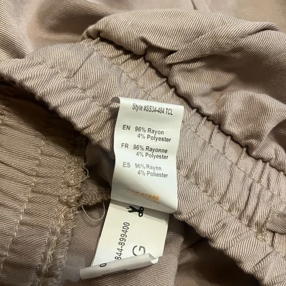 Revamped Beige Summer Shorts L - Picture 4 of 4